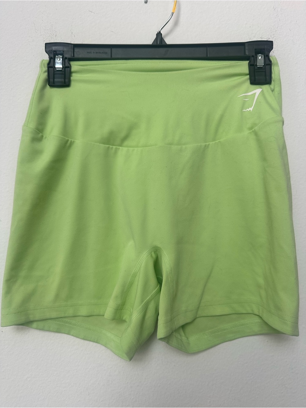 Gymshark Light Green Performance Bike Shorts - Activewear